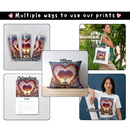 Valentine's Heart Tree Design Bundle