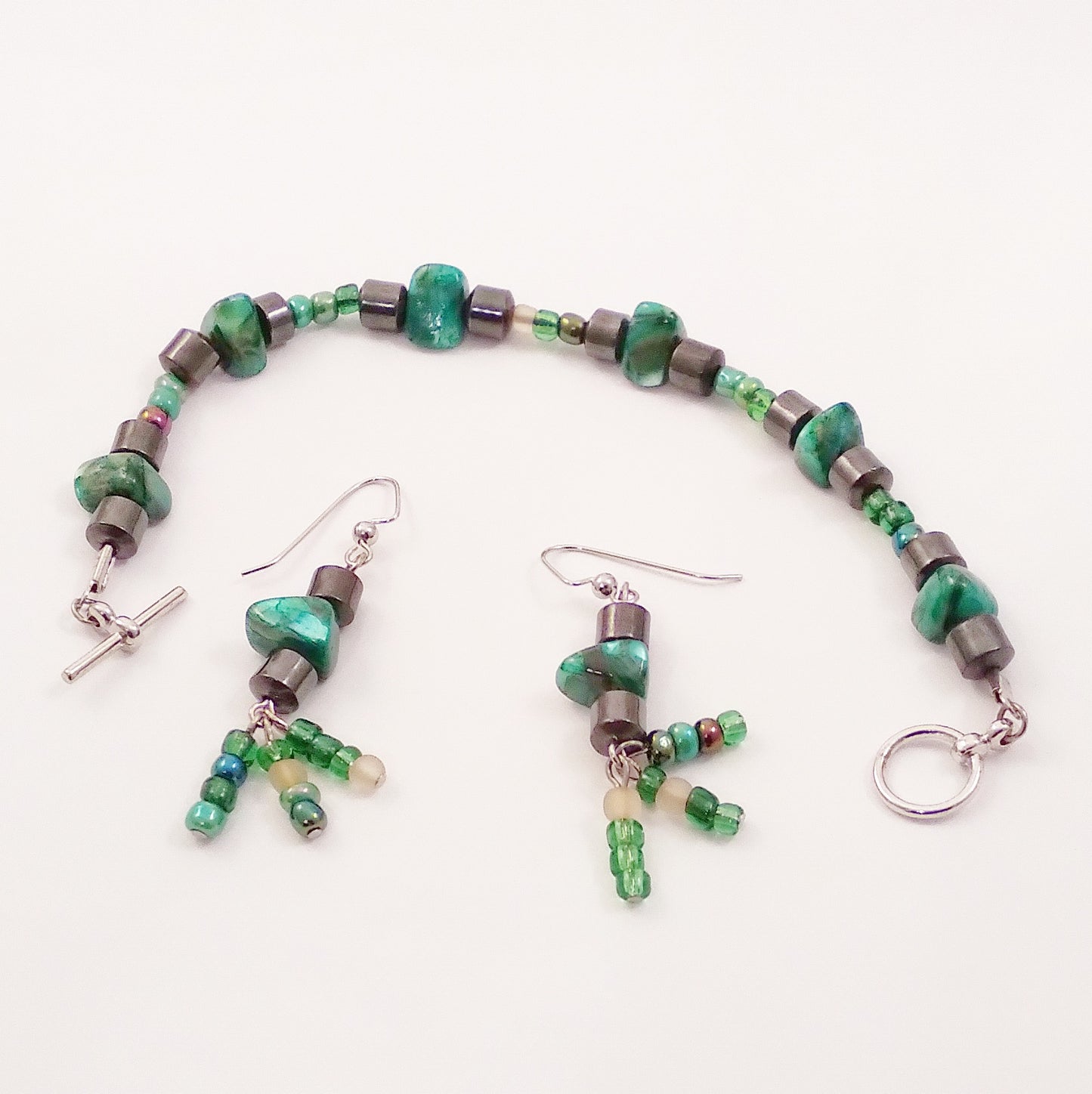 Emerald Cascade Jewelry Set