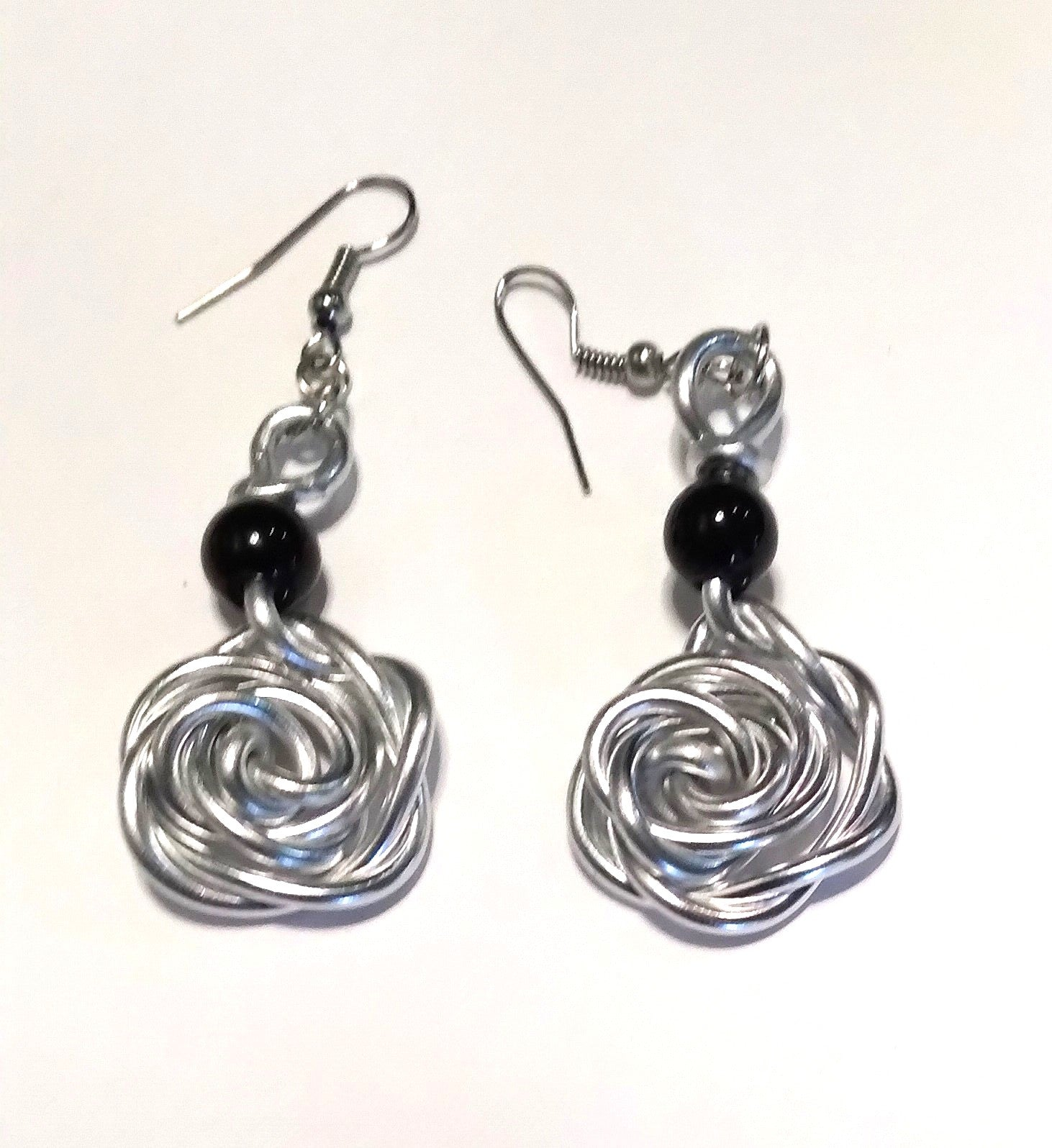 rose earrings