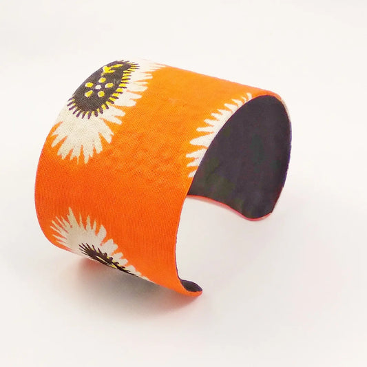 Sunrise Kente Cuff Bracelet