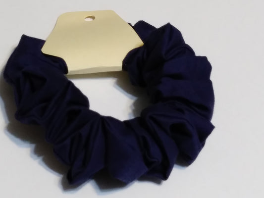 Navy Blue Scrunchies