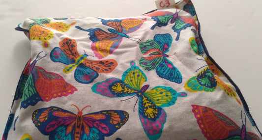 Butterfly Print Lavender Rice Therapy Bag