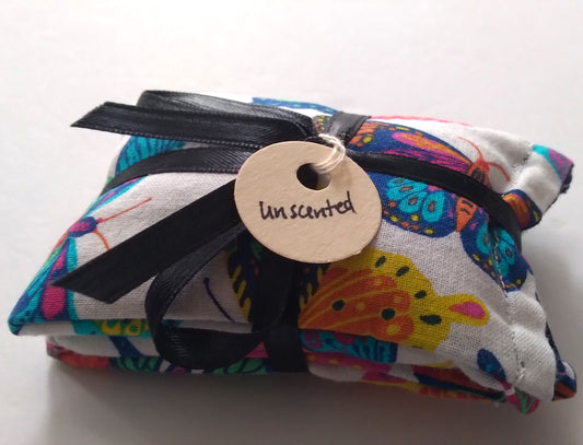 Butterfly Print Unscented Rice Hand Warmers