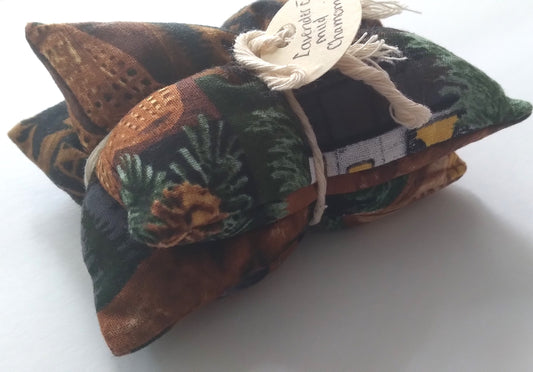 Cabin Print Lavender Scented Rice Hand Warmers