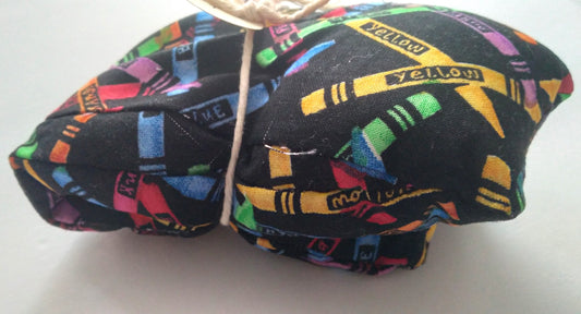 Crayon Print Lavender Scented Rice Eye Mask