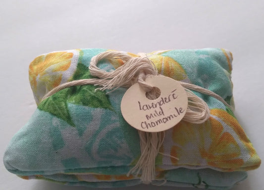 lemony print lavender scented rice hand warmers