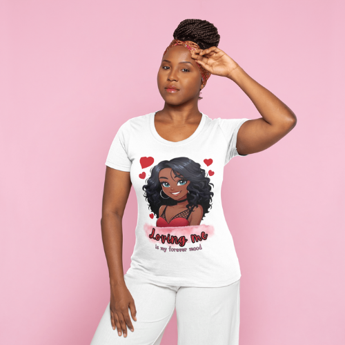 loving me is my... t-shirt