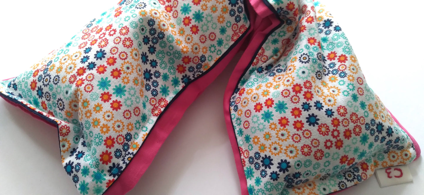 Multi Colored Unscented Rice Therapy Bag