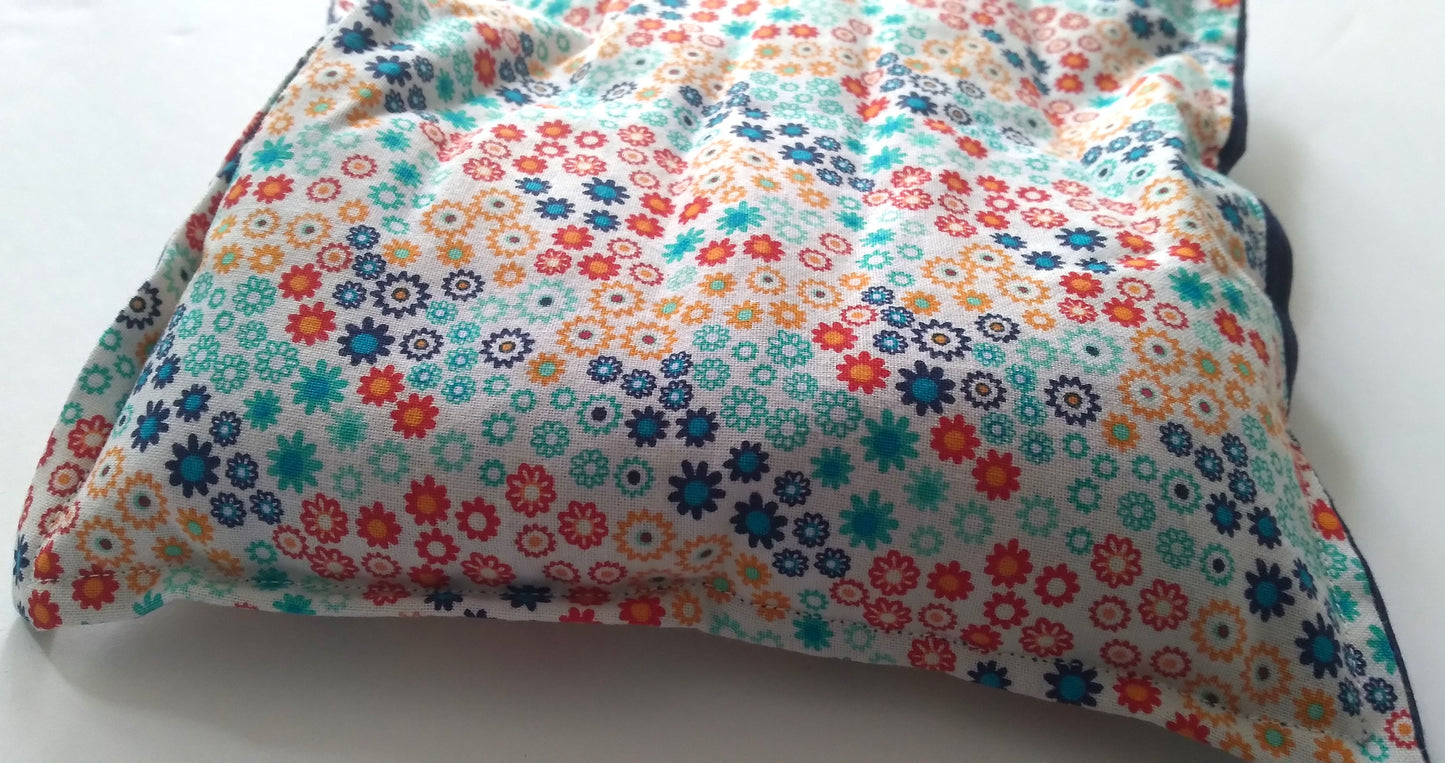 multi colored lavender scented rice therapy bag
