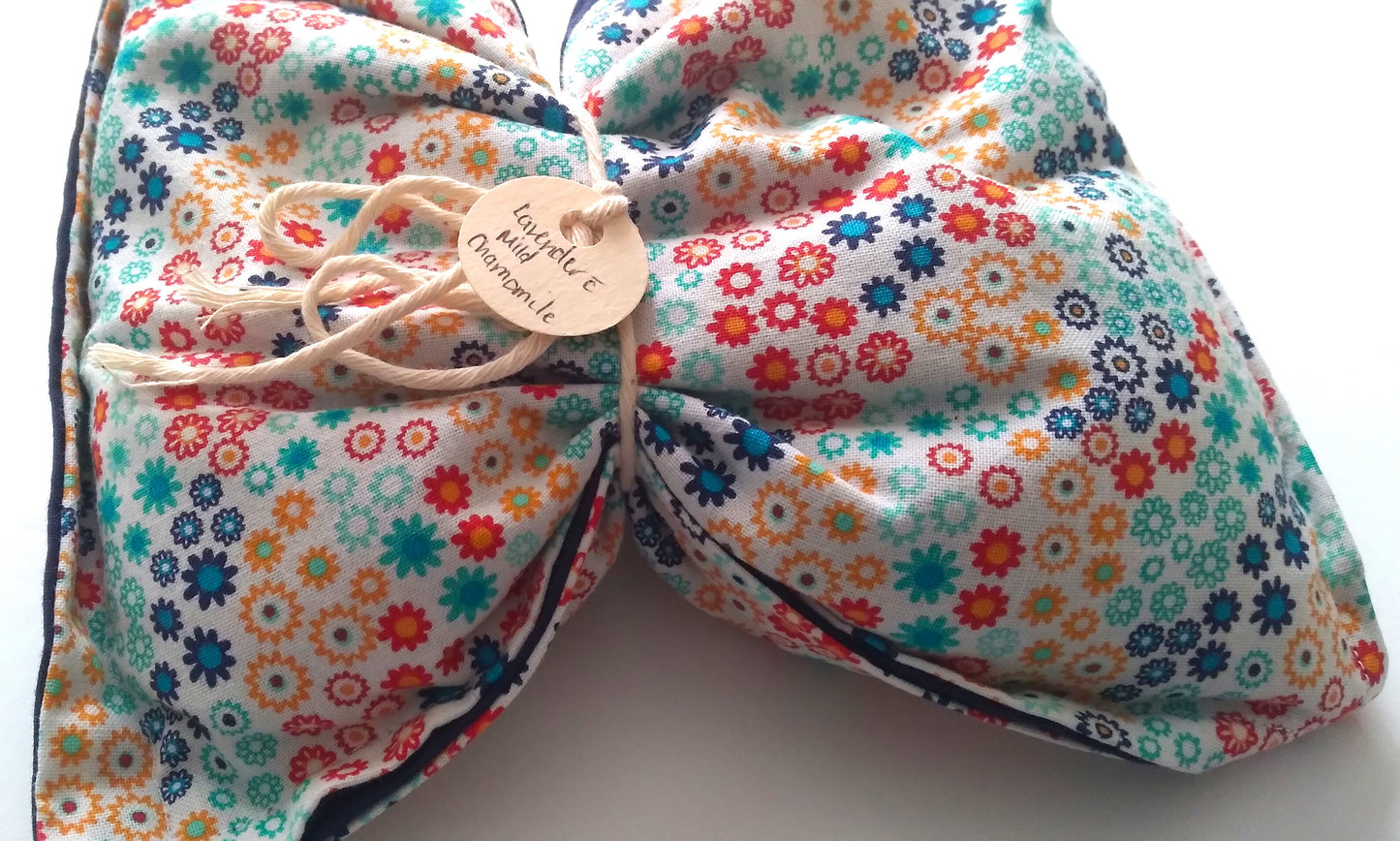multi colored lavender scented rice therapy bag