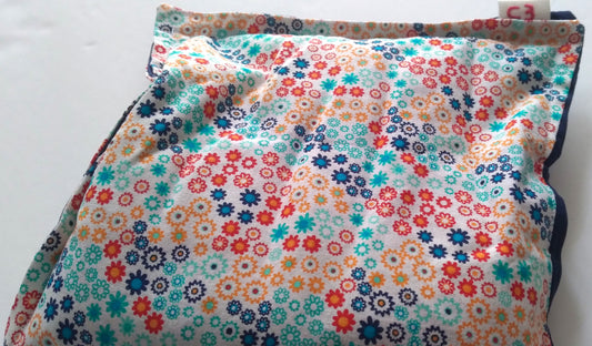 multi colored lavender scented rice therapy bag