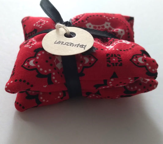 red Unscented Rice Hand Warmers