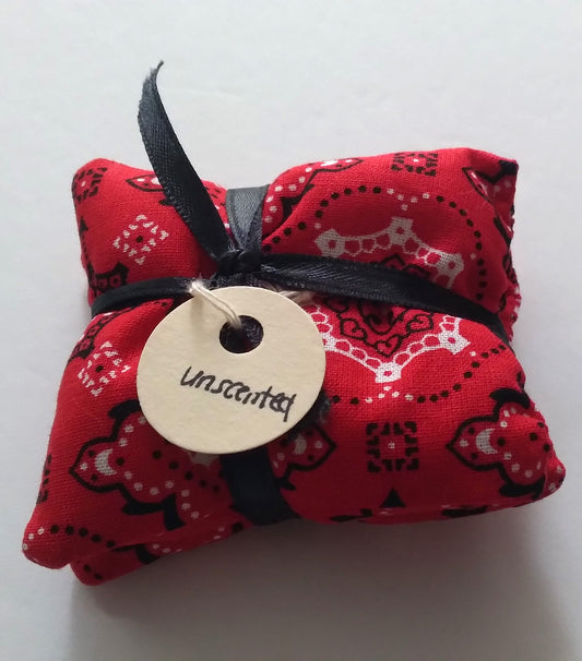 red Unscented Rice Hand Warmers