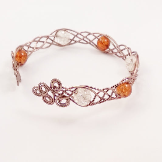Sunset Shimmer Wirework Bracelet